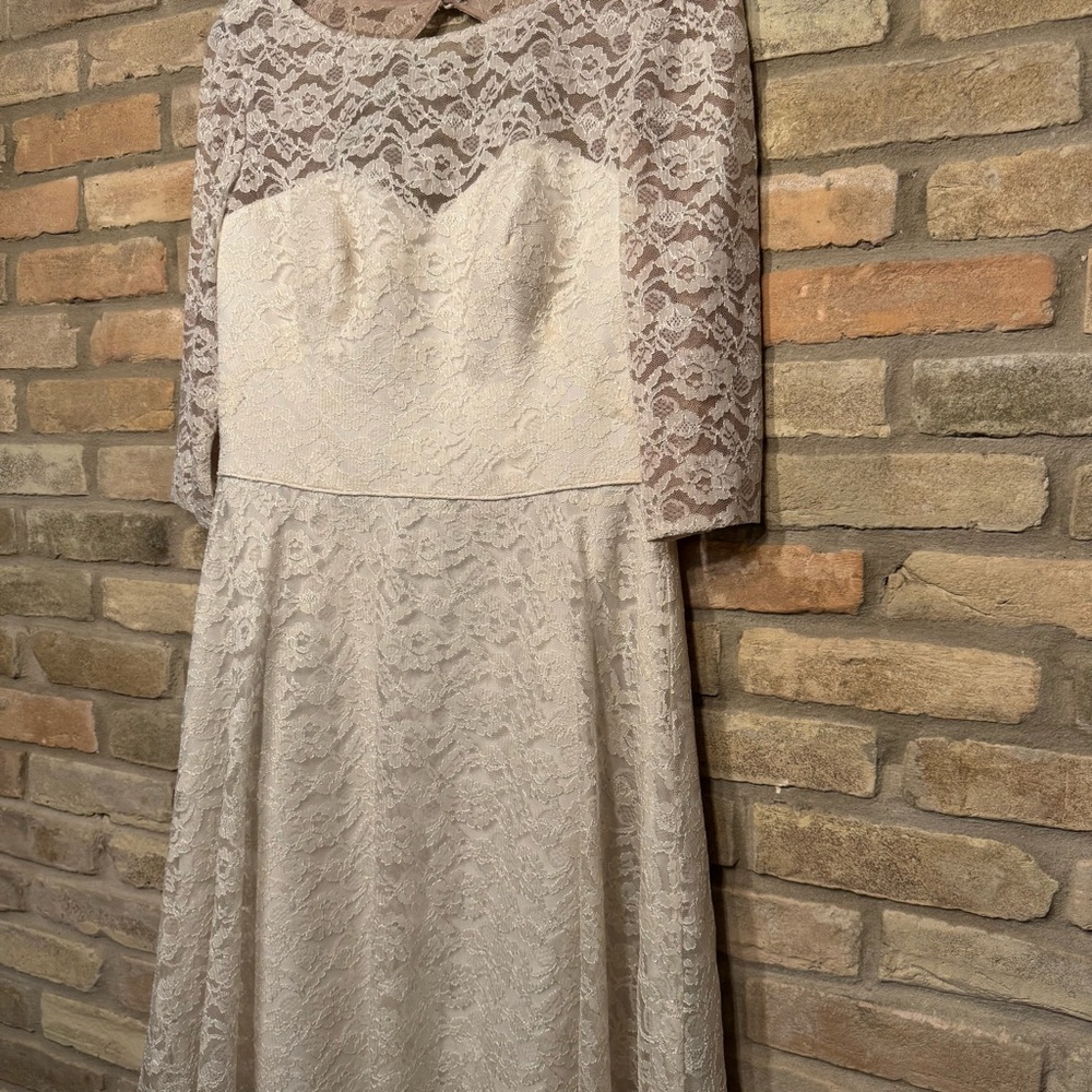 W Too Bridal Bridesmaid Short Dress SZ 10